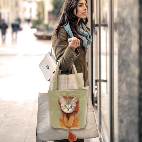 Sac de transport chat anti-stress en toile résistant à l'usure - 7
