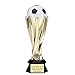 SHOP AWARDS AND GIFTS Customizable 9 Inch Plastic World Cup Soccer Trophy on a Black Base, Includes Personalization