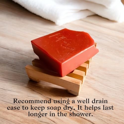 Image of KalKin's Aloe Bliss Handmade Cold Process Soap | Anti-inflammatory, antiseptic, nourishing, conditioning and soothes dry skin | 100% Natural with Cocoa and Shea Butter | Pack of 1 (122g) | Unscented