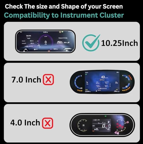 Image of Compatible For Tata Nexon EV Screen Guard | 10 Inch Infotainment Display / 10 Inch Instrument Cluster /Steering /AC Console EMPOWERED | 2025-2026 Facelift Protector (10Inch + 10Inch Pack OF 4)