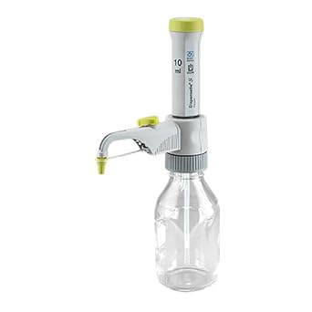 BRANDTECH Scientific 4630241 Dispensette S Organic Fixed-Volume Bottletop Dispenser with Recirculation Valve, 10 mL Capacity