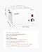 VEVOR Single Wax Warmer, 3000ML 300W Professional Wax Warmer for Hair Removal, 32 ℉ to 248 ℉ Adjustable Electric Waxing Heater Pot with 100PCS Sticks & 50PCS Papers for Home Use, Beauty Salon, Spa