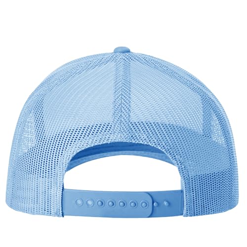 Image of TZ Promise Men Women Plain Cotton Trucker Cap with Breathable Mesh Back, Snapback Baseball Hats