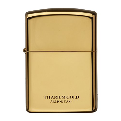Encendedor Zippo Armor Titanium Dorado miniatura 4