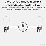 Zoom IMG-2 ow travel lucchetto tsa cavo Zoom IMG-2 ow travel lucchetto tsa cavo
