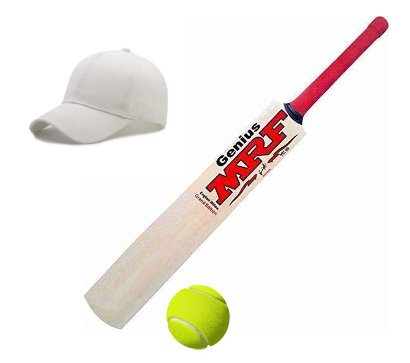 VINOX MRF Virat Kohli Wooden Cricket Bat for Boys (Size - 6 with Cap & 1 Ball) (B0BBBKCX8S) Amazon Price History, Amazon Price Tracker