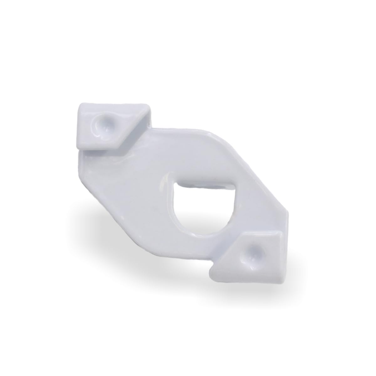 100 clip da soffitto con occhiello per guide Odenwald, adatte per soffitti a griglia senza foratura, con occhiello, colore: bianco