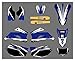 Wjyfexble Motocicletas Gráficos Calcomanías Pegatinas Kits para Yamaha WR250F 2007-2013 WR450F 2007-2011 WYJHN (Color : 0134)