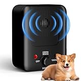 QEWEUUIE 2025 Upgraded Anti Barking Device for Dogs - 3 Modes Ultrasonic Dog Sonic Barking Deterrent Devices - 50FT Rechargeable Stop Barking Dog Device Indoor Outdoor for Small Medium Large Dogs
