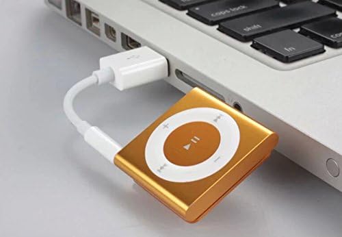 USB Charger Sync Data Cable for Apple Ipod Shuffle (Gemix) - 3rd - 4th - 5th - 6th Generation 10cm