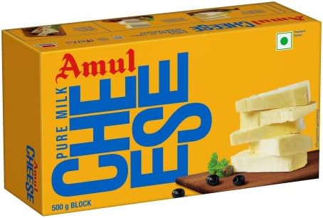 Amul Pure Milk Cheese Block, 500 g