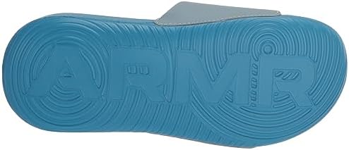 Under Armour Boy's Ansa Fix Slide Sandal, (302) Cosmic Blue/Blue Granite/Tahoe Gold, 4 Big Kid | Image 3