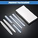 Tallew Cabinet Door Bumper Clear Silicone Door Stopper Wall Protector Car Anti Collision Adhesive Automotive Bumper Guards for Car Drawers(6 Pieces)