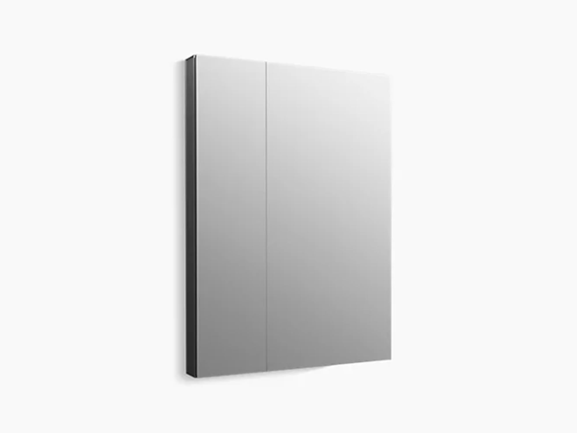 Kohler Maxstow Mirror Cabinet for Bathroom - 30"W x 40"H Dark Anodized Aluminium with Silver Coated Glass - Bathroom Cabinet with Storage for Medicine, Makeup, Toiletries - Slim Design 5637IN-CP (B07TC6PXD1) Amazon Price History, Amazon Price Tracker