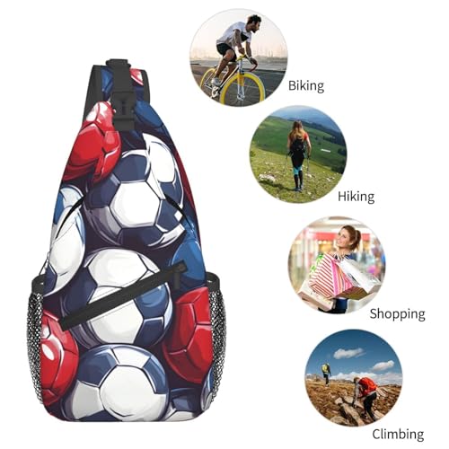 Mochila bandolera colorida para hombre y mujer ajustable miniatura 6