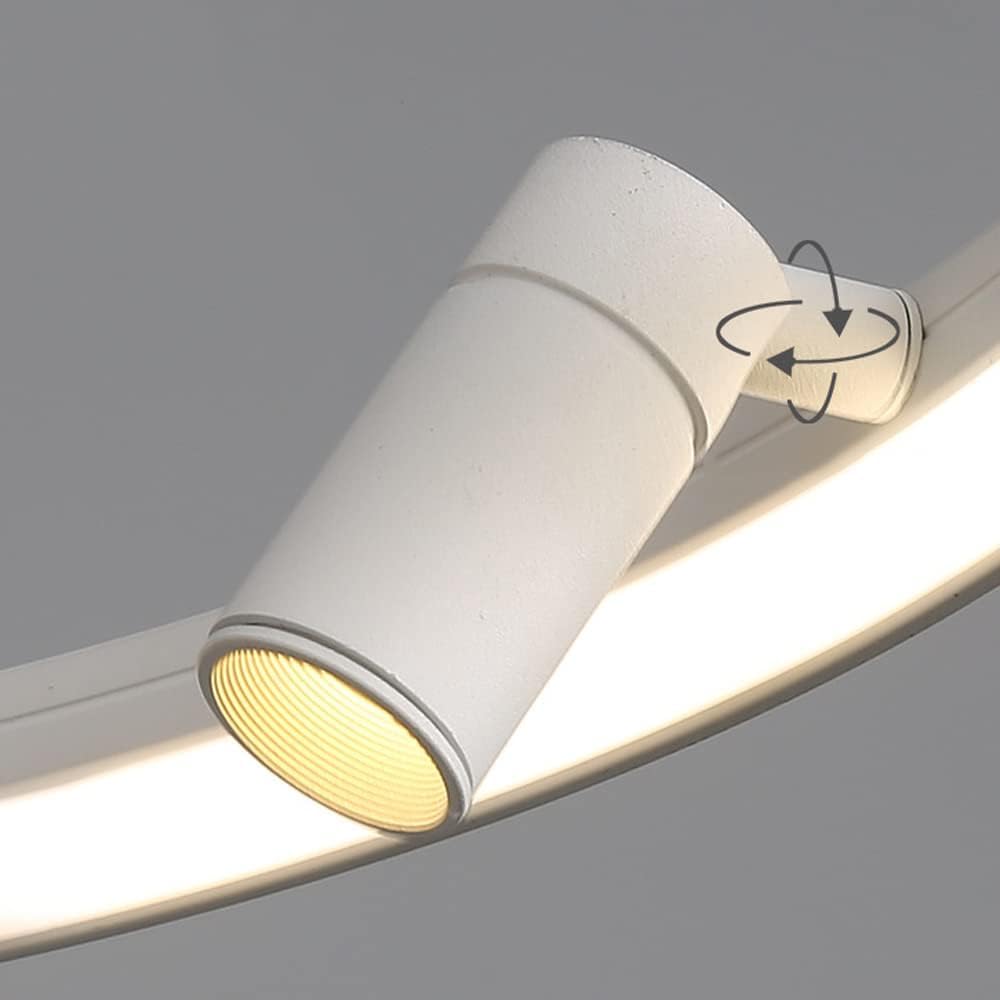 Lampa wisząca kompatybilna z jadalnią, nowoczesna skandynawska lampa wisząca LED o zmiennej intensywności kompatybilna z salonem i sypialnią regulowane żyrandole