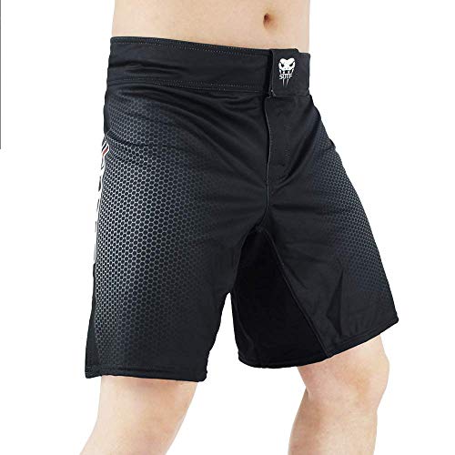 Sotf Boxing Shorts For Men Training Fight Shorts Men Mma Bjj Shorts No Gi With Pocket Black Xxl Waist 38.5-40 Inch #TOP7