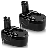 Enermall 2 Pack 3600mAh WA3152 WA3127 Battery Ni-Mh Replacement for 18V Battery Compatible with 18 Volt Battery WA3152 WA3127 WG150 WG150s WG152 WG250 WG541 WG900 WG901 WG901.1 Cordless Power Tools