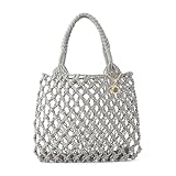 【141325111160110】ユニ マクラメトートバッグ UNI-251160