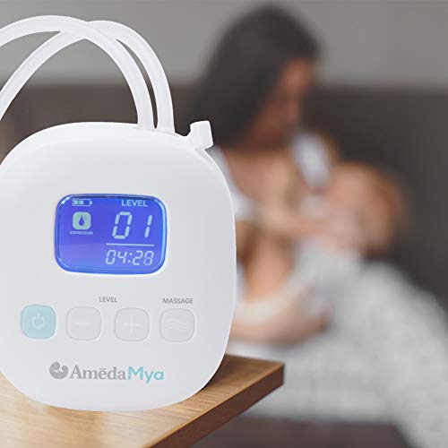 Ameda MYA Portable Hospital Strength Breast Pump with 24mm Flanges, Wide-Neck Storage Bottles, and Rechargeable Battery (Small) - Thumbnail 7