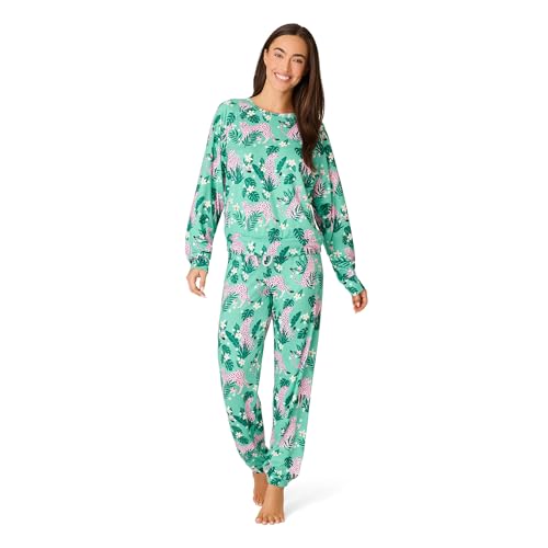 Image of PJ Salvage Women's [Amazon Exclusive] Cloud Jersey Jogger Pajama 2-piece Pj Set