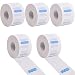 IOOROSE 5 Rolls Disposable Neck Strips for Barber Shop,Professional Stretchy Paper Hairdressing&Haircut Accessory Tool