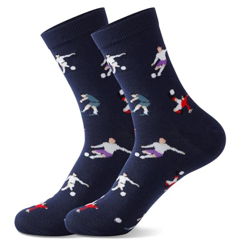 World Cup Socks Gifts For Boys Men Football Fan Souvenir Socks for Boys-Iconic Goal Moments Funny Gifts for the World Cup Fans -Birthday Christmas Novelty Present Husband Dad Brother Sized 6-10