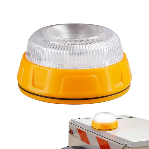 Baliza v16, Triángulos Reflectantes Para Coche Homologada Impermeables De Advertencia De , Base Magnética, Luz Estroboscopica De Advertencia Luz De Emergencia Led LuzPara Coches Y Motocicletas