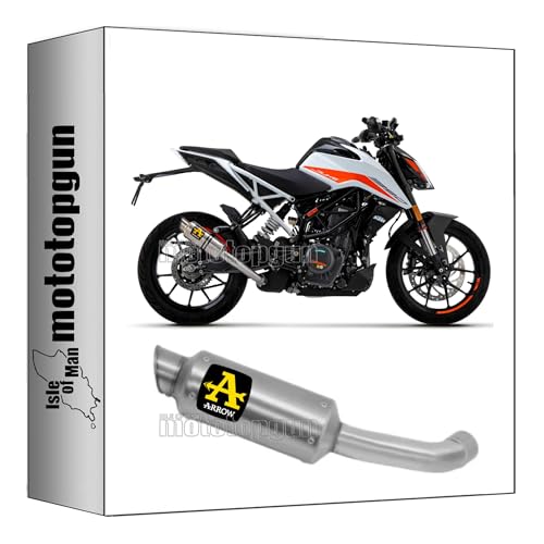 Échappement Arrow 71936GP GP2 en titane avec embout acier pour KTM Duke 390