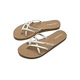 Volcom Women's Criss Cross Strap Sandal Water Shoe, Glow,8