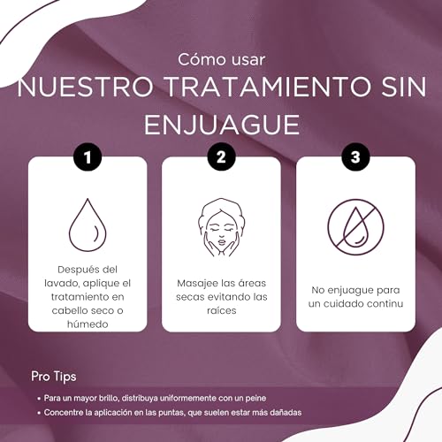 Kerargan - Cuidado Diario Disciplinante Sin Aclarado con Aceite de Argán para Cabello Indisciplinado, Seco y Rizado - Nutritivo, Anti-Frizz, Desenredante - Sin Sulfatos, GMO, Aceite Mineral - 350ml - imagen 6