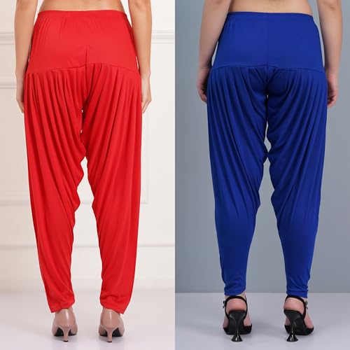 Image of Buy That Trendz Patiala Salwar for Women Relaxed Fit Viscose Patiyala Salwar Harem Bottom Pants