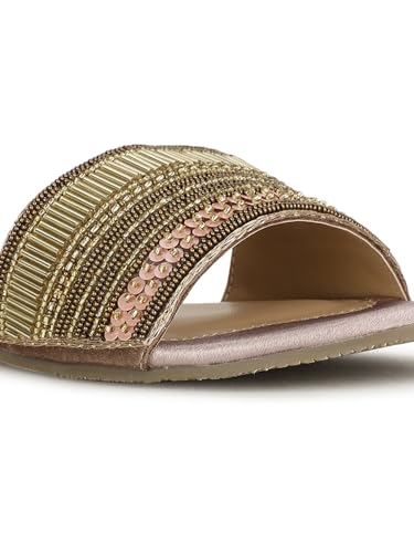 Image of Bata Marie Claire LYNN FLATS E 23 Women Mule Slipper In BROWN