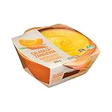 Hacendado Kürbis-Karotten-Creme – Frische Gemüsesuppe im praktischen Napf – 6er Vorratspack – 6 x 350 g – 100% Natürlich & Vegan – Ideal für die Mittagspause & Schnelle Küche