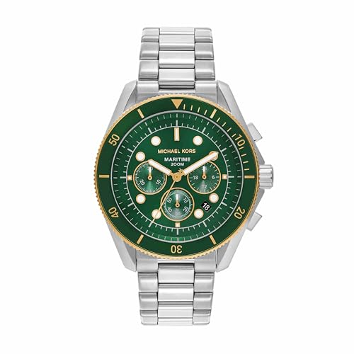 Michael Kors Maritime Silver Quartz Stainless Steel Watch MK9215