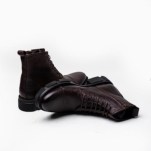 Bottes urbaines massives de haute qualité avec finitions soignées noirs