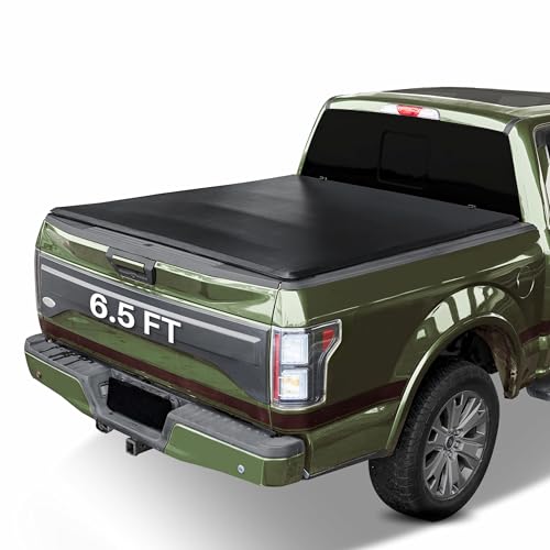 Perfit Liner 6.5 FT (79") Bed Soft Quad-Fold Tonneau Cover for 2015-2024 Ford F-150 Styleside/Fleetside Truck Cargo Topper (NOT for Flareside/Stepside)
