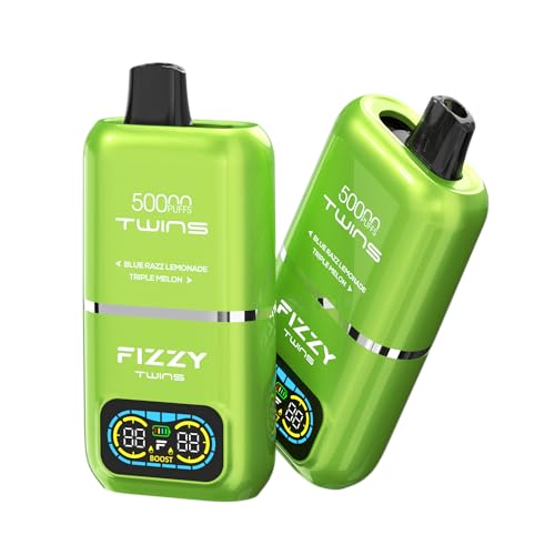 ���[�J�[�����bFizzy Twins 50,000�p�t×2�t���[�o�[�ؑ֌^�f�o�C�X�b�_�u���t���[�o�[�x�C�v�b�j�R�p�t�b�g���̂Č^VAPE�b���������f���b�d�q�^�o�R�b�����b�m���j�R�`��(�u���[���Y�����l�[�h �� �g���v��������)