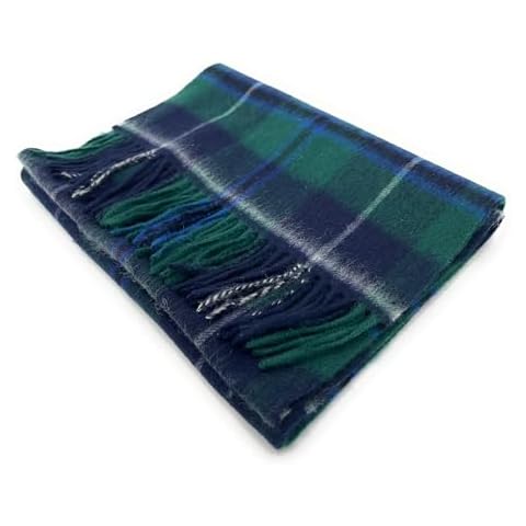 Soft Lambswool Clan Tartan Scarf for All Cover