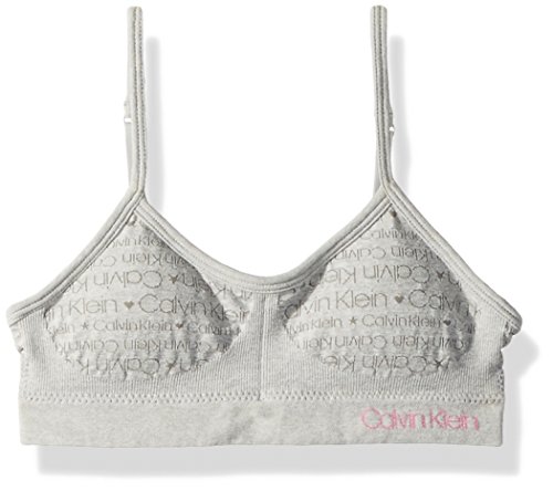 Calvin Klein Girls' Seamless Crop Wirefree Comfort Bralette Bra