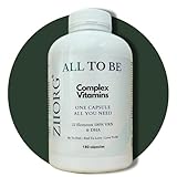 ALL TO BE - Multivitamínico Completo con DHA | 22 Vitaminas y Minerales Esenciales al 100% del Valor Nutricional Diario | Fabricado en España | Sin Gluten |