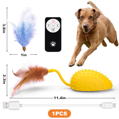 Baborui H-420 Interactive Dog Toys Mouse, Remote Control Squeaky Dog Toys thumb #6
