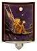 Catch a Falling Star by David Delamare Curved Colored Porcelain Lithophane Night Light