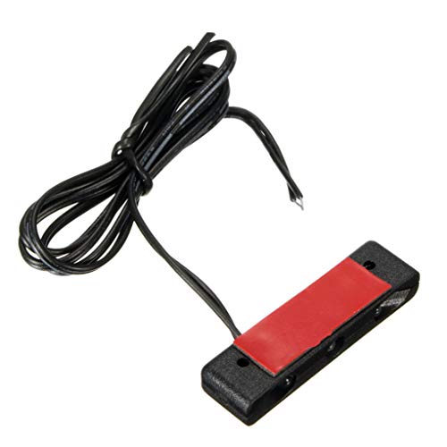 Guangcailun Universal de la Motocicleta del Coche minúsculo número de matrícula Luz Trasera de la luz 3 de la Placa del Coche Micro 12V LED de la lámpara Blanca de Coches Outerior Accesorio