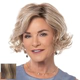 Toni Brattin Showtime Wig - Variable-Length Layers of Effortless Waves and a Side-Swept Bang - Heat-Friendly Fiber Looks & Feels Like Natural Hair - Adjustable & Comfortable (Brown Blonde, Regular)
