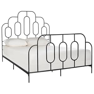 Safavieh Home Paloma Retro Black Bed, Queen Safavieh Home Paloma Retro Black Bed Queen