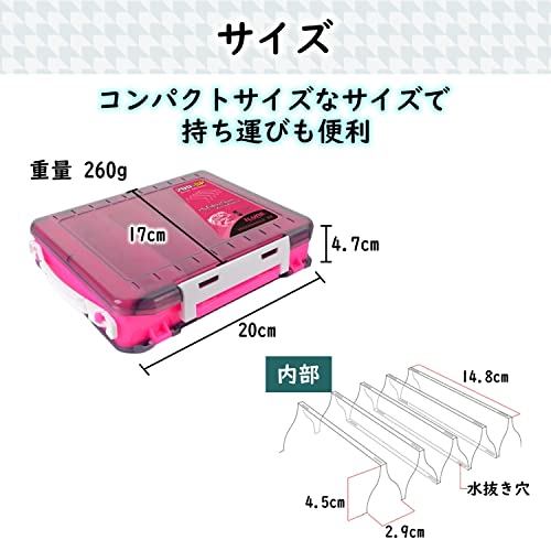 [CHIFONE] 釣り リール 収納ボックス ロッドホルダー タック