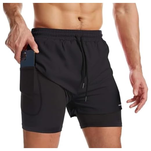 Bermuda Shorts 2 Em 1 Masculino Academia Dryfit Treino (BR, Alfa, G, Regular, Regular, Preto)