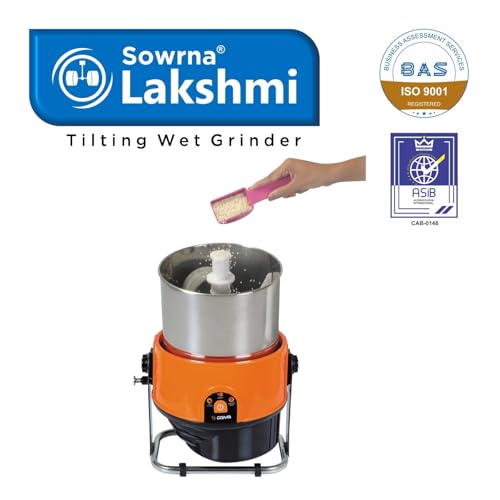 Image of Sowrna Lakshmi Plastic Wet Grinder, Orange