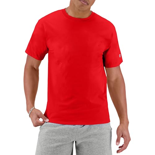 T-shirt Champion écarlate pour homme en taille XS au style classique
